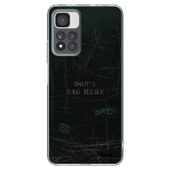 Picasee silikonowe przeźroczyste etui na Xiaomi Redmi Note 11 Pro+ 5G - DON´T TAG