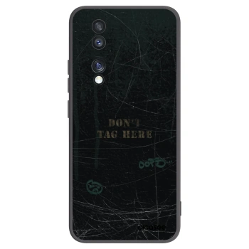 Picasee silikonowe czarne etui na Honor 70 - DON´T TAG