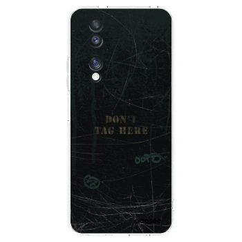 Picasee silikonowe przeźroczyste etui na Honor 70 - DON´T TAG
