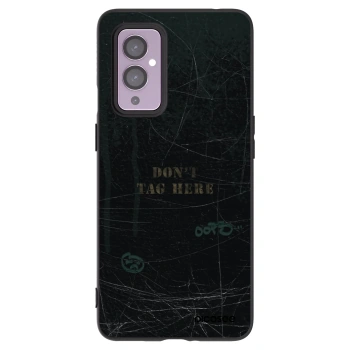 Picasee silikonowe czarne etui na OnePlus 9 - DON´T TAG