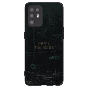 Picasee silikonowe czarne etui na OPPO A94 5G - DON´T TAG
