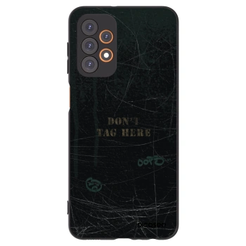 Picasee silikonowe czarne etui na Samsung Galaxy A23 A235F 4G - DON´T TAG