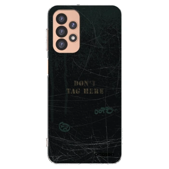 Picasee silikonowe przeźroczyste etui na Samsung Galaxy A23 A236B 5G - DON´T TAG