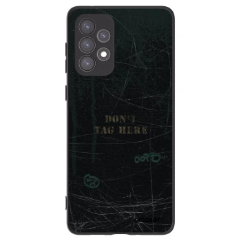 Picasee silikonowe czarne etui na Samsung Galaxy A73 5G - DON´T TAG