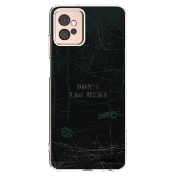 Picasee silikonowe przeźroczyste etui na Motorola Moto G32 - DON´T TAG