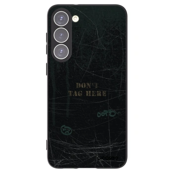 Picasee silikonowe czarne etui na Samsung Galaxy S23+ 5G - DON´T TAG