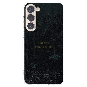 Picasee silikonowe przeźroczyste etui na Samsung Galaxy S23+ 5G - DON´T TAG