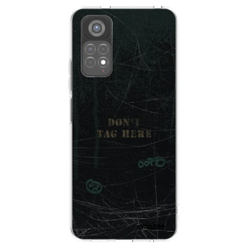 Picasee silikonowe przeźroczyste etui na Xiaomi Redmi Note 11S 5G - DON´T TAG