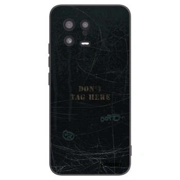 Picasee silikonowe czarne etui na Xiaomi 13 - DON´T TAG