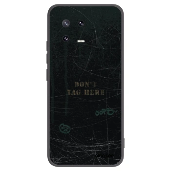 Picasee silikonowe czarne etui na Xiaomi 13 Pro - DON´T TAG