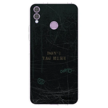 Picasee silikonowe przeźroczyste etui na Honor 8X - DON´T TAG