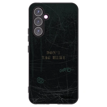 Picasee silikonowe czarne etui na Samsung Galaxy A54 5G A546B - DON´T TAG