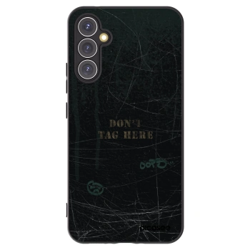Picasee silikonowe czarne etui na Samsung Galaxy A34 5G A346B - DON´T TAG