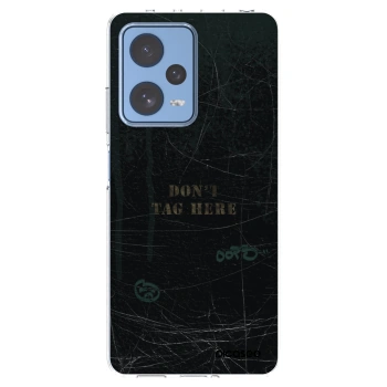 Picasee silikonowe przeźroczyste etui na Xiaomi Redmi Note 12 Pro 5G - DON´T TAG