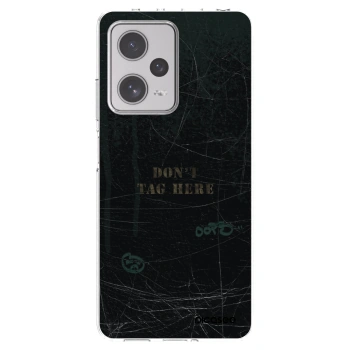 Picasee silikonowe przeźroczyste etui na Xiaomi Redmi Note 12 Pro+ 5G - DON´T TAG
