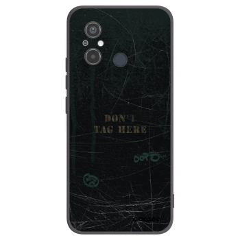 Picasee silikonowe czarne etui na Xiaomi Redmi 12C - DON´T TAG