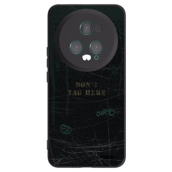 Picasee silikonowe czarne etui na Honor Magic5 Pro - DON´T TAG