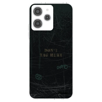 Picasee silikonowe przeźroczyste etui na Xiaomi Redmi 12 4G - DON´T TAG