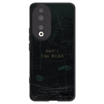 Picasee silikonowe czarne etui na Honor 90 5G - DON´T TAG