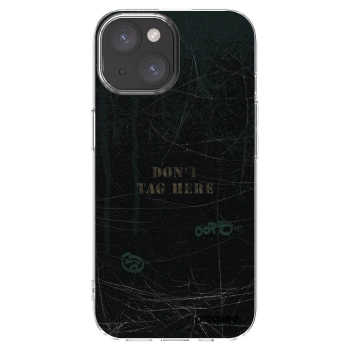 Picasee silikonowe przeźroczyste etui na Apple iPhone 15 - DON´T TAG