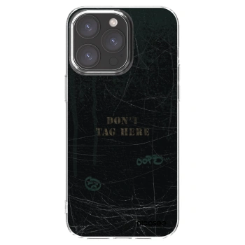 Picasee silikonowe przeźroczyste etui na Apple iPhone 15 Pro Max - DON´T TAG