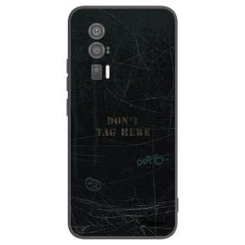 Picasee silikonowe czarne etui na Xiaomi Poco F5 Pro 5G - DON´T TAG