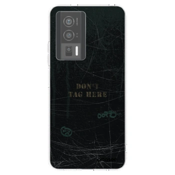 Picasee silikonowe przeźroczyste etui na Xiaomi Poco F5 Pro 5G - DON´T TAG