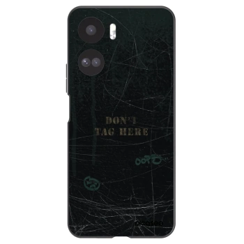 Picasee silikonowe czarne etui na Honor 90 Lite 5G - DON´T TAG