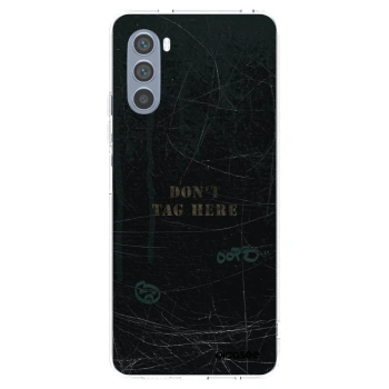 Picasee silikonowe przeźroczyste etui na Motorola Moto G62 - DON´T TAG