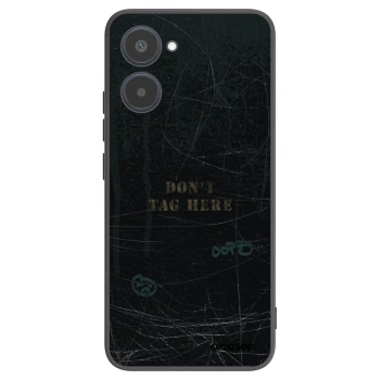 Picasee silikonowe czarne etui na Realme 10 4G - DON´T TAG