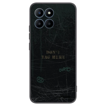 Picasee silikonowe czarne etui na Honor 70 Lite - DON´T TAG
