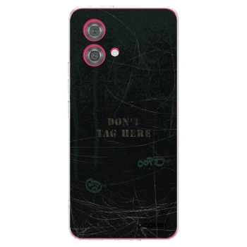 Picasee silikonowe przeźroczyste etui na Motorola Moto G84 5G - DON´T TAG