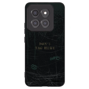 Picasee silikonowe czarne etui na Xiaomi 14 Pro - DON´T TAG