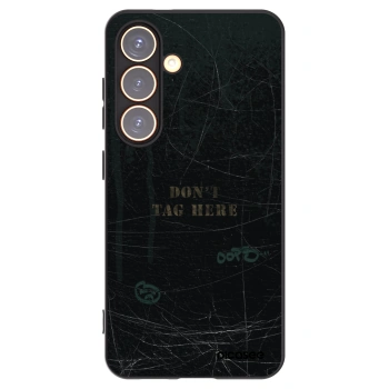 Picasee silikonowe czarne etui na Samsung Galaxy S24 S921B 5G - DON´T TAG