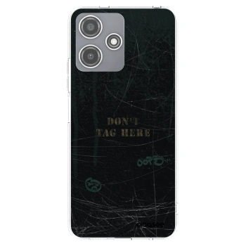 Picasee silikonowe przeźroczyste etui na Xiaomi Redmi 12 5G - DON´T TAG