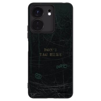Picasee silikonowe czarne etui na Xiaomi Redmi 13C 4G - DON´T TAG