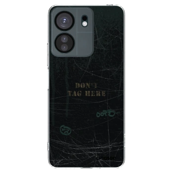 Picasee silikonowe przeźroczyste etui na Xiaomi Redmi 13C 4G - DON´T TAG