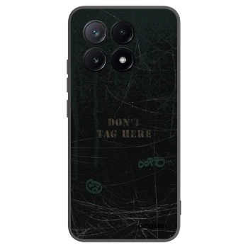 Picasee silikonowe czarne etui na Xiaomi Poco X6 Pro - DON´T TAG