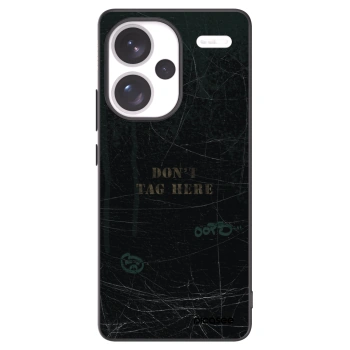 Picasee silikonowe czarne etui na Xiaomi Redmi Note 13 Pro+ 5G - DON´T TAG