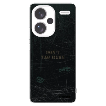 Picasee silikonowe przeźroczyste etui na Xiaomi Redmi Note 13 Pro+ 5G - DON´T TAG