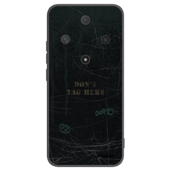 Picasee silikonowe czarne etui na Honor Magic6 Lite 5G - DON´T TAG