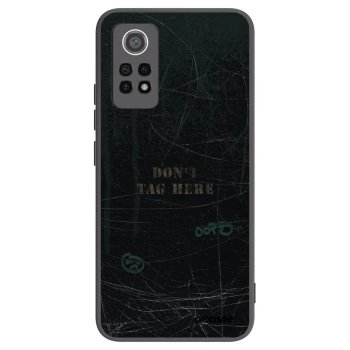 Picasee silikonowe czarne etui na Xiaomi Redmi Note 12 Pro 4G - DON´T TAG