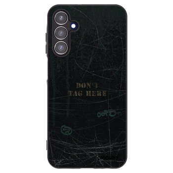 Picasee silikonowe czarne etui na Samsung Galaxy A15 A156B 5G - DON´T TAG