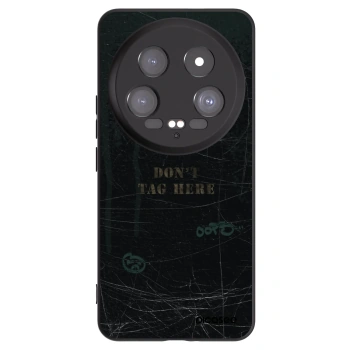 Picasee silikonowe czarne etui na Xiaomi 14 Ultra - DON´T TAG