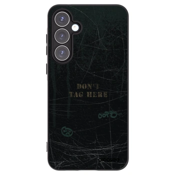 Picasee silikonowe czarne etui na Samsung Galaxy A55 5G A556B - DON´T TAG