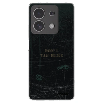 Picasee silikonowe przeźroczyste etui na Xiaomi Redmi Note 13 4G - DON´T TAG