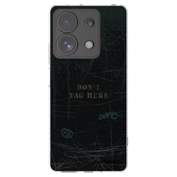 Picasee silikonowe przeźroczyste etui na Xiaomi Redmi Note 13 Pro 4G - DON´T TAG