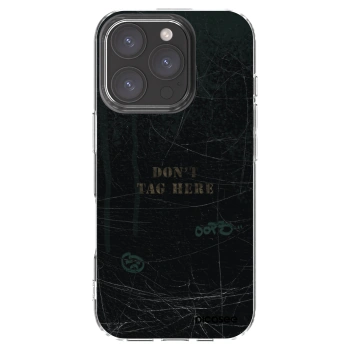 Picasee silikonowe przeźroczyste etui na Apple iPhone 16 Pro - DON´T TAG
