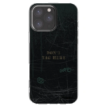 Picasee silikonowe przeźroczyste etui na Apple iPhone 16 Pro Max - DON´T TAG