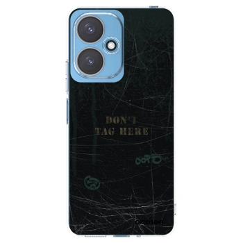 Picasee silikonowe przeźroczyste etui na Xiaomi Redmi 13C 5G - DON´T TAG